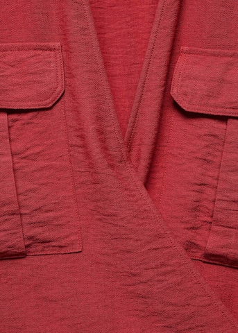 MANGO Košilové šaty 'Maria' – červená