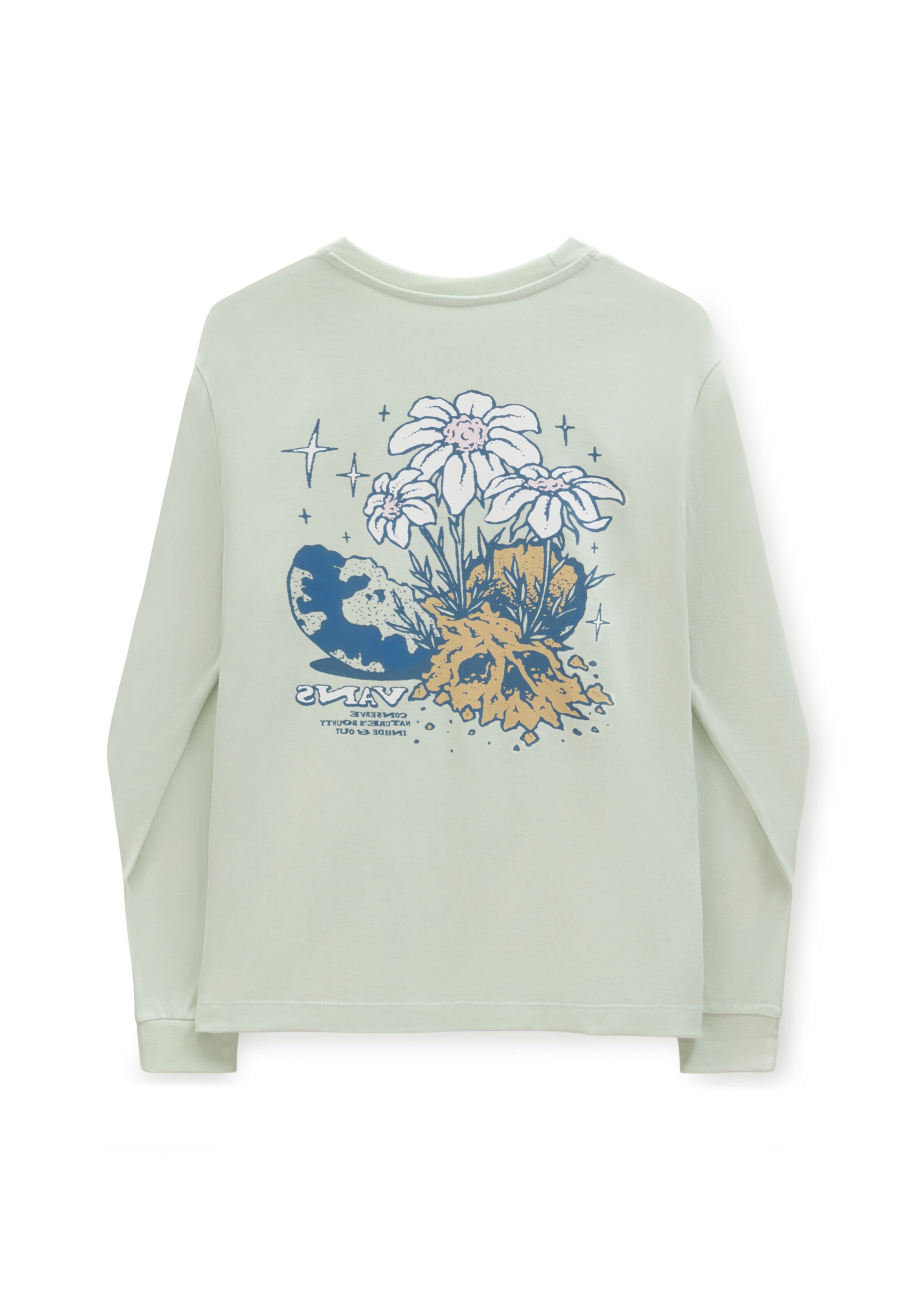 VANS Футболка 'INSIDE OUT' в Зеленый