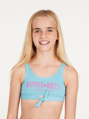 PROTEST Bustier Bikini 'PRTNAOMO JR'‌‌‌‌‌‌‌‌‌‌ in Blau