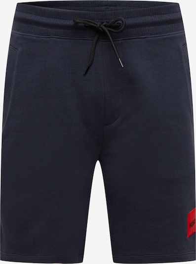 Pantaloni 'Diz' HUGO Red pe albastru marin / roșu / negru, Vizualizare produs