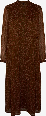 Robe 'Blume' PIECES en marron : devant