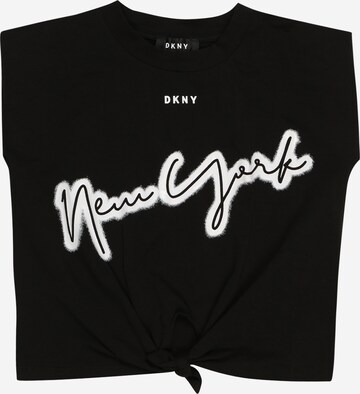 DKNY Тениска в черно: отпред