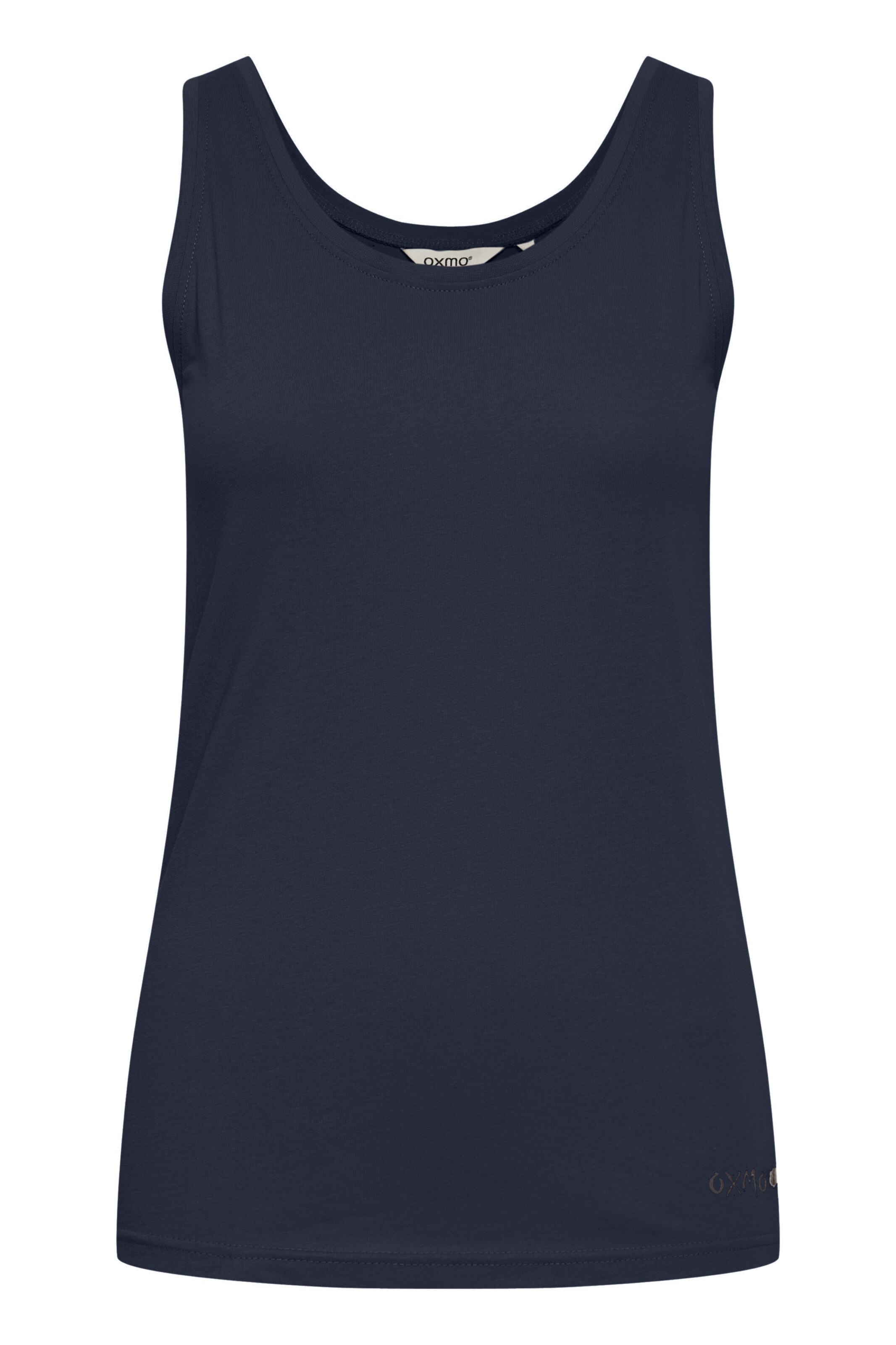 Oxmo Top 'Pina' in Blauw: voorkant