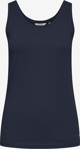 Oxmo Top 'Pina' in Blauw: voorkant