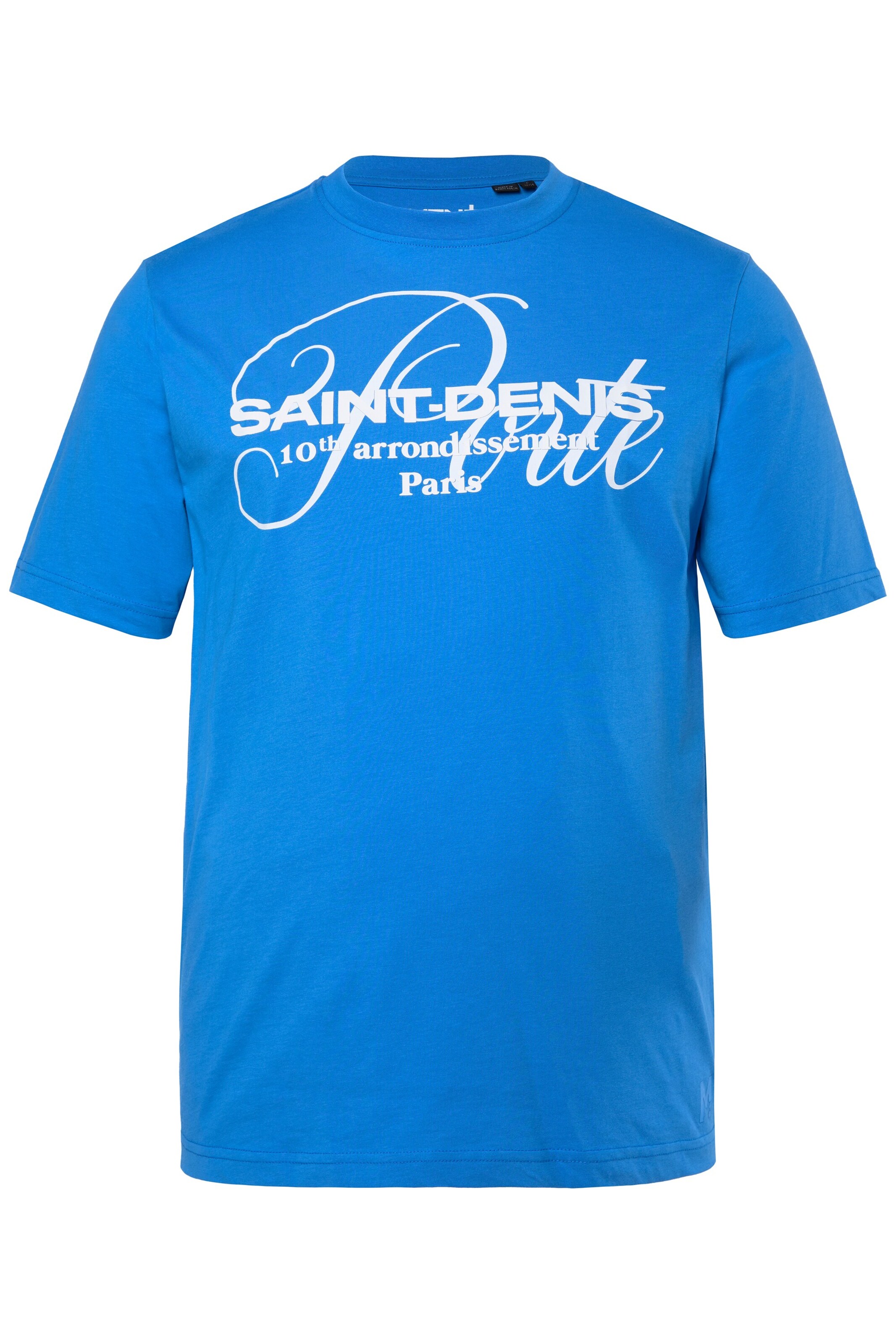 Men Plus T-Shirt in Blau: Vorderseite