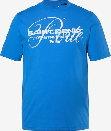 Men Plus T-Shirt in Blau: Vorderseite