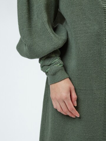 Influencer Strickjacke in Grün