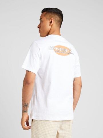 CONVERSE Shirt 'CLASSIC SKATEBOARDING' in White: front
