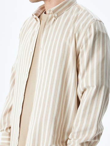 Koton Regular fit Button Up Shirt in Beige