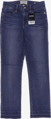 Frame Denim Jeans in 24 in Blue: front