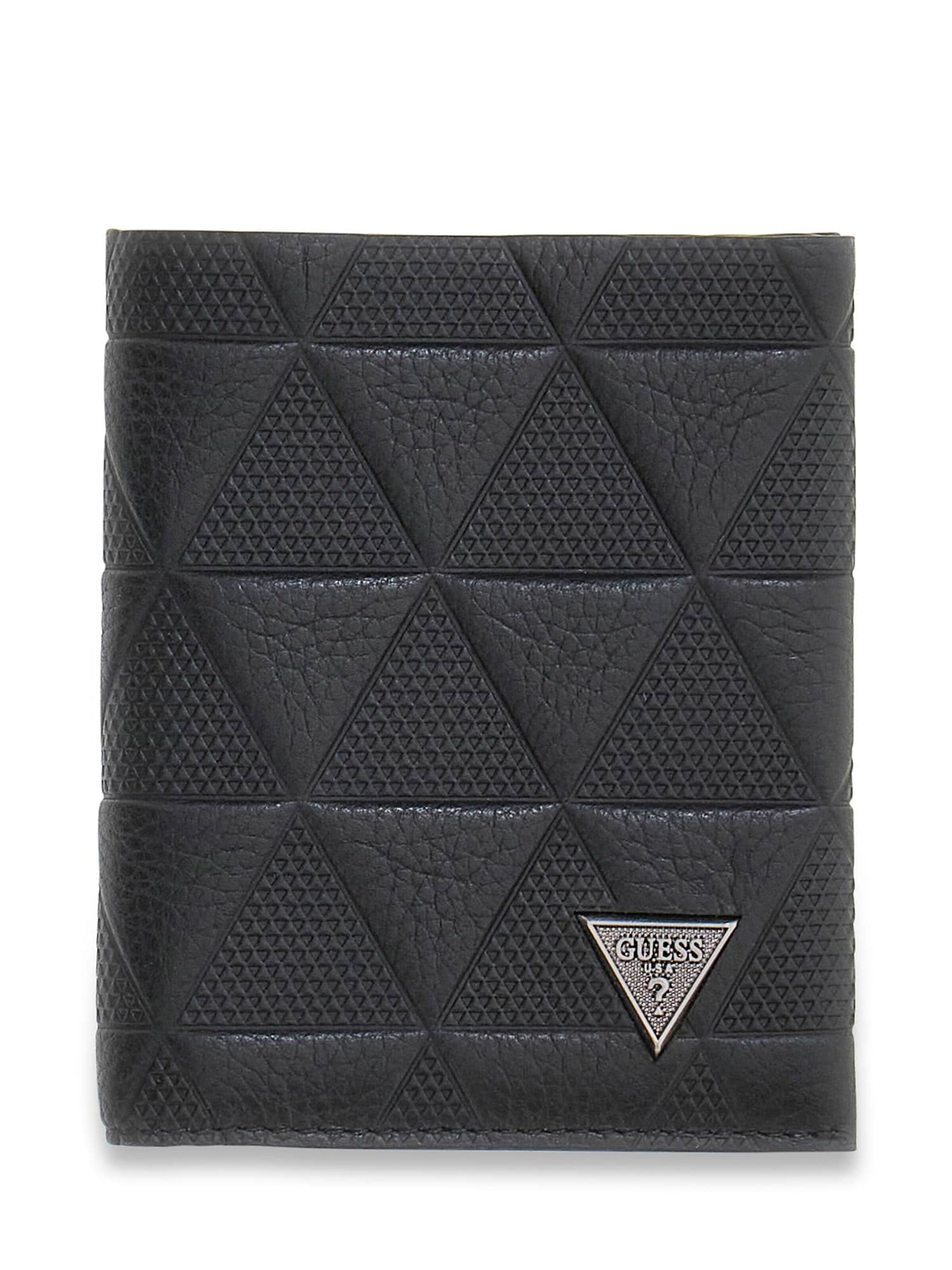 GUESS Wallet 'Torino' in Black: front