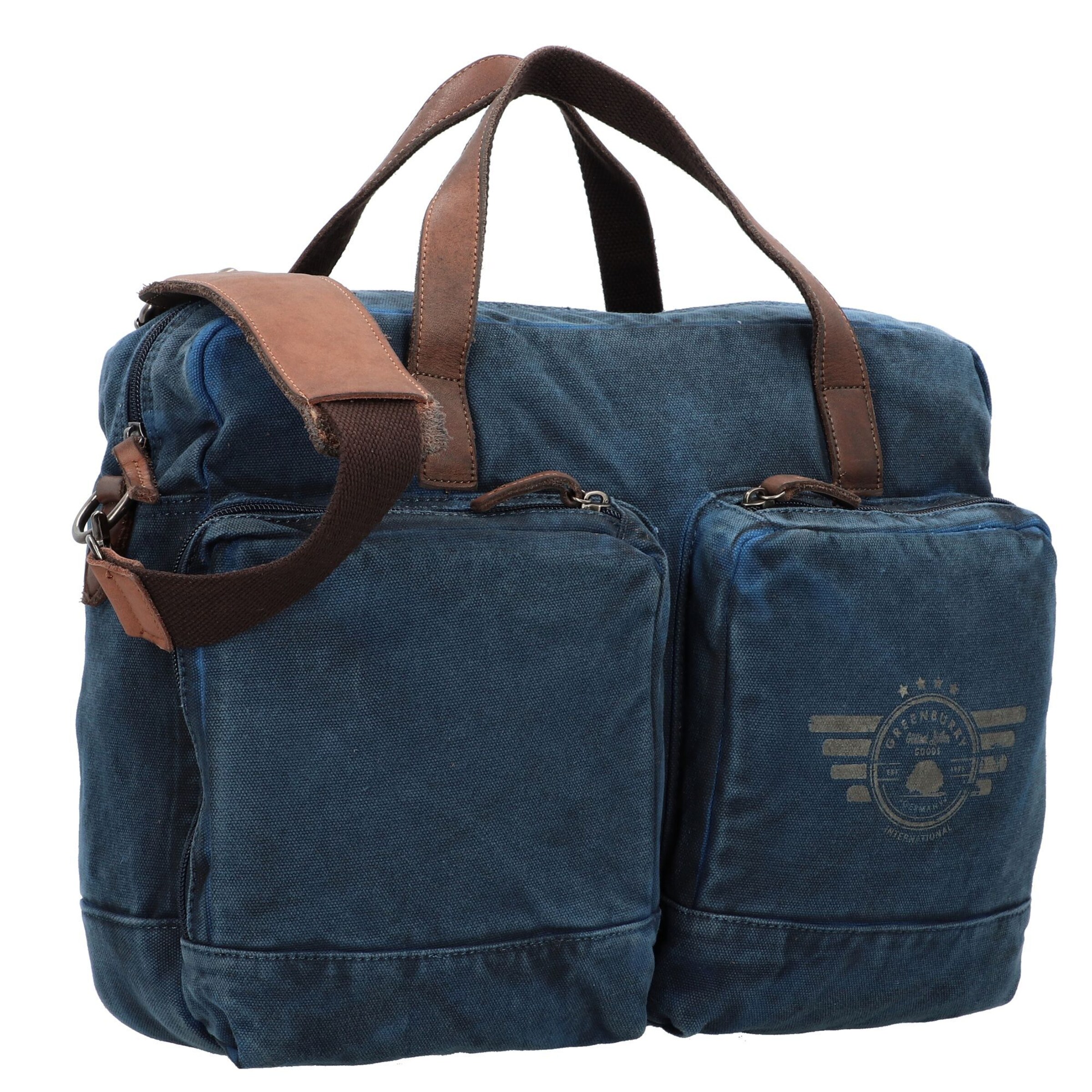 Borsa da viaggio 'Vintage Aviator' di GREENBURRY in blu