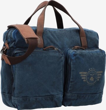 GREENBURRY Travel Bag 'Vintage Aviator' in Blue