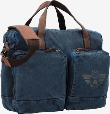 GREENBURRY Travel Bag 'Vintage Aviator' in Blue