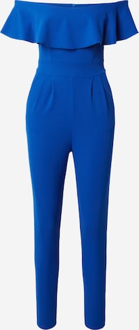 WAL G. Jumpsuit 'CHRISTINA' in Blauw: voorkant