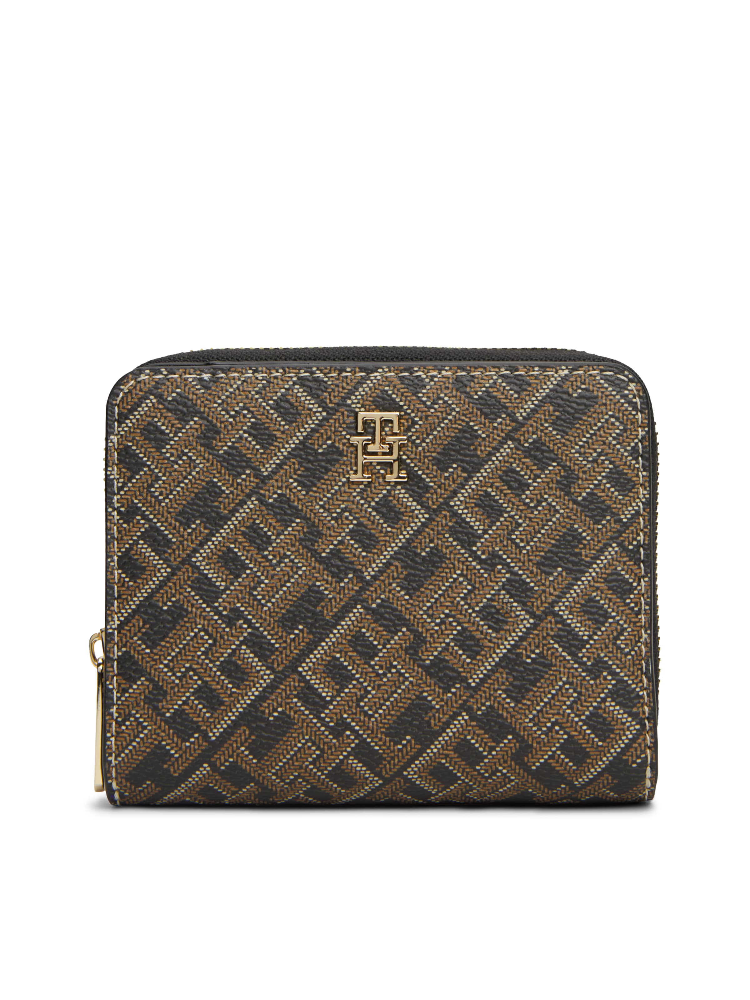 TOMMY HILFIGER Wallet in One size in Ecru / Brocade / Black, Item view