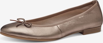 Ballerines 'Alena' Tamaris en bronze : devant