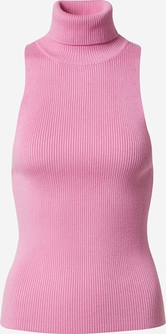 Bella x ABOUT YOU Knitted Top 'Rachel' in Pink: front