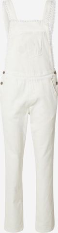 Cream Regular Панталон с тиранти 'Alexi' в бяло: отпред