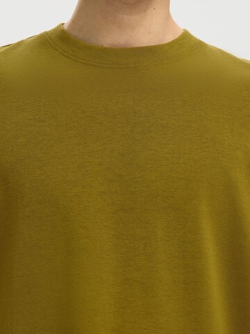 T-Shirt SELECTED en vert