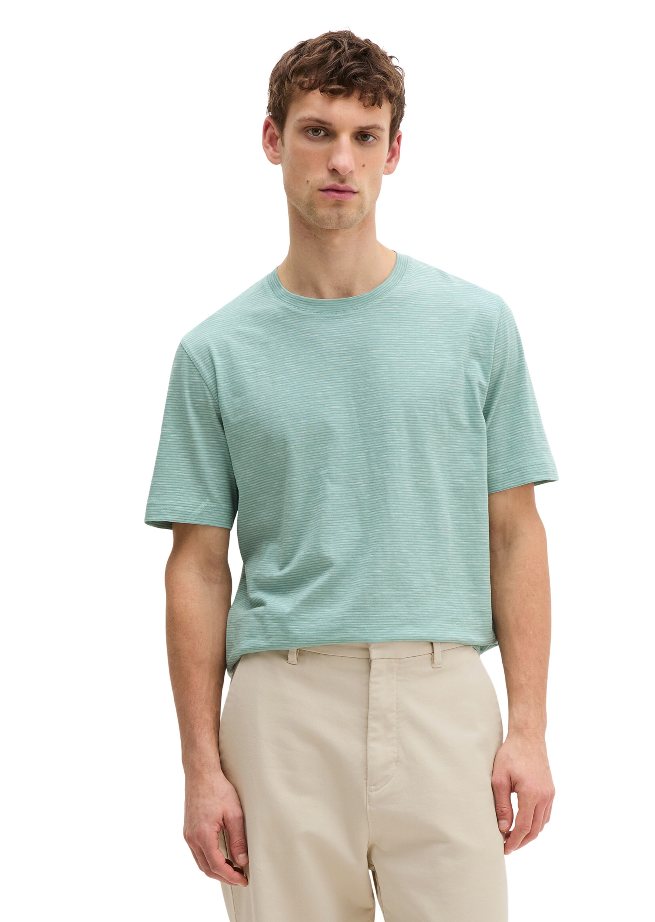 Marc O'Polo Shirt in Groen: voorkant