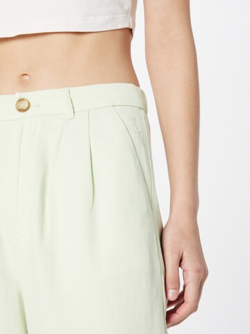 Pepe Jeans Wide leg Pantalon 'Monna' in Groen