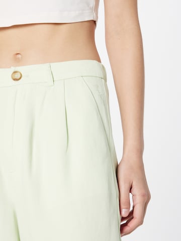 Pepe Jeans Wide leg Pressveckad byxa 'Monna' i grön