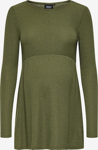 Only Maternity - Camiseta en verde: frente