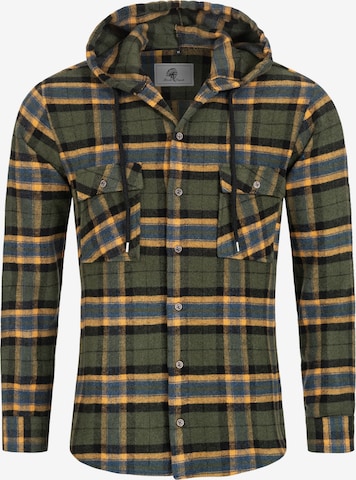 Rock Creek Regular fit Button Up Shirt in Green: front