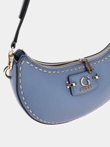 GUESS Schultertasche 'Nastra' in Blau