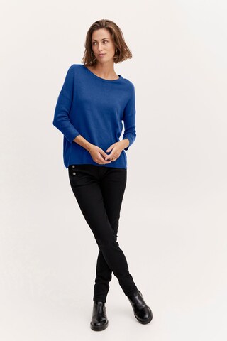 Fransa Pullover in Blau