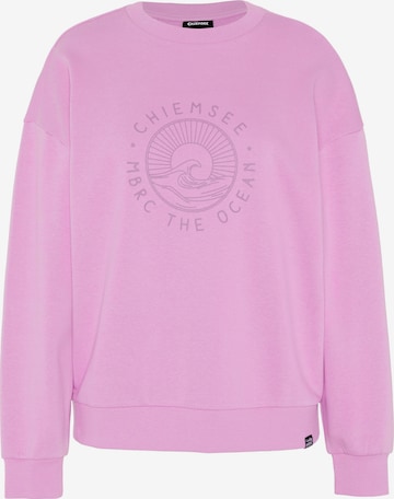 CHIEMSEE Sweatshirt in Purple: front