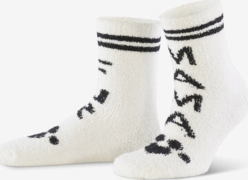 PJ Salvage Socks in Beige: front