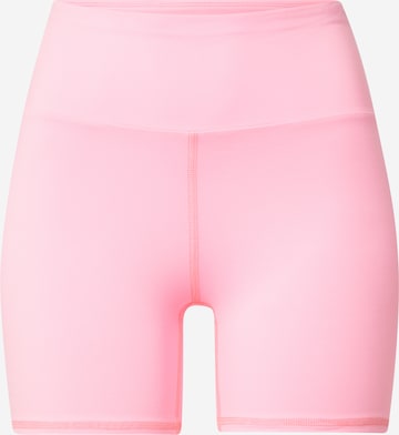 Hey Honey Skinny Workout Pants in Pink: front