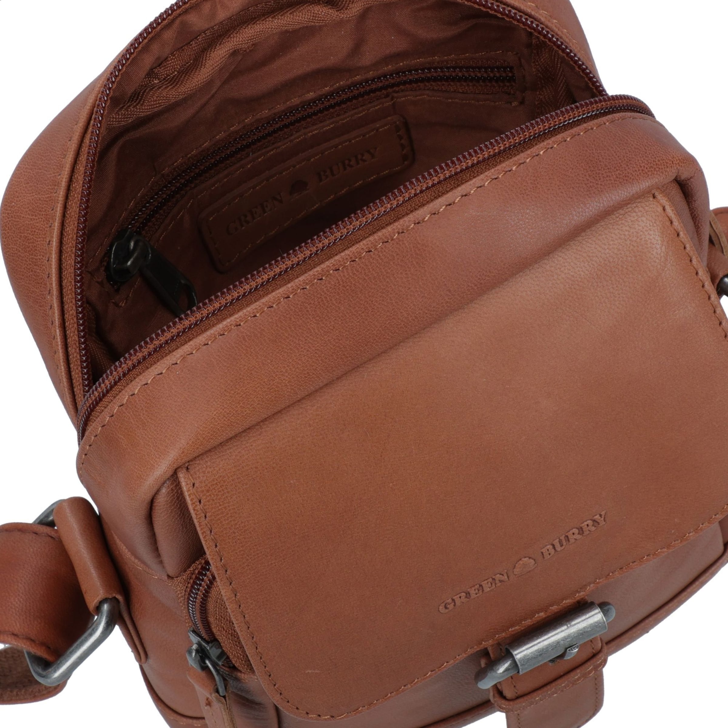 GREENBURRY Umhängetasche 'Fiorentina' in Braun