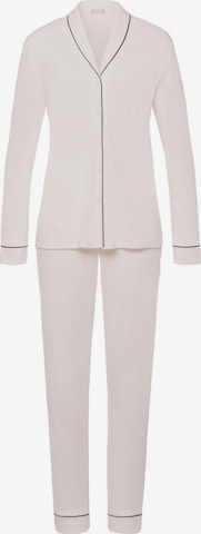 Hanro Pajama 'Natural Comfort' in White: front