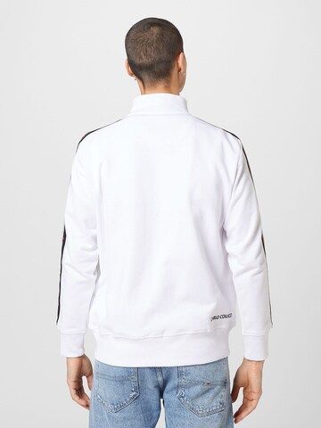 Carlo Colucci Zip-Up Hoodie ' D'Agostino' in White