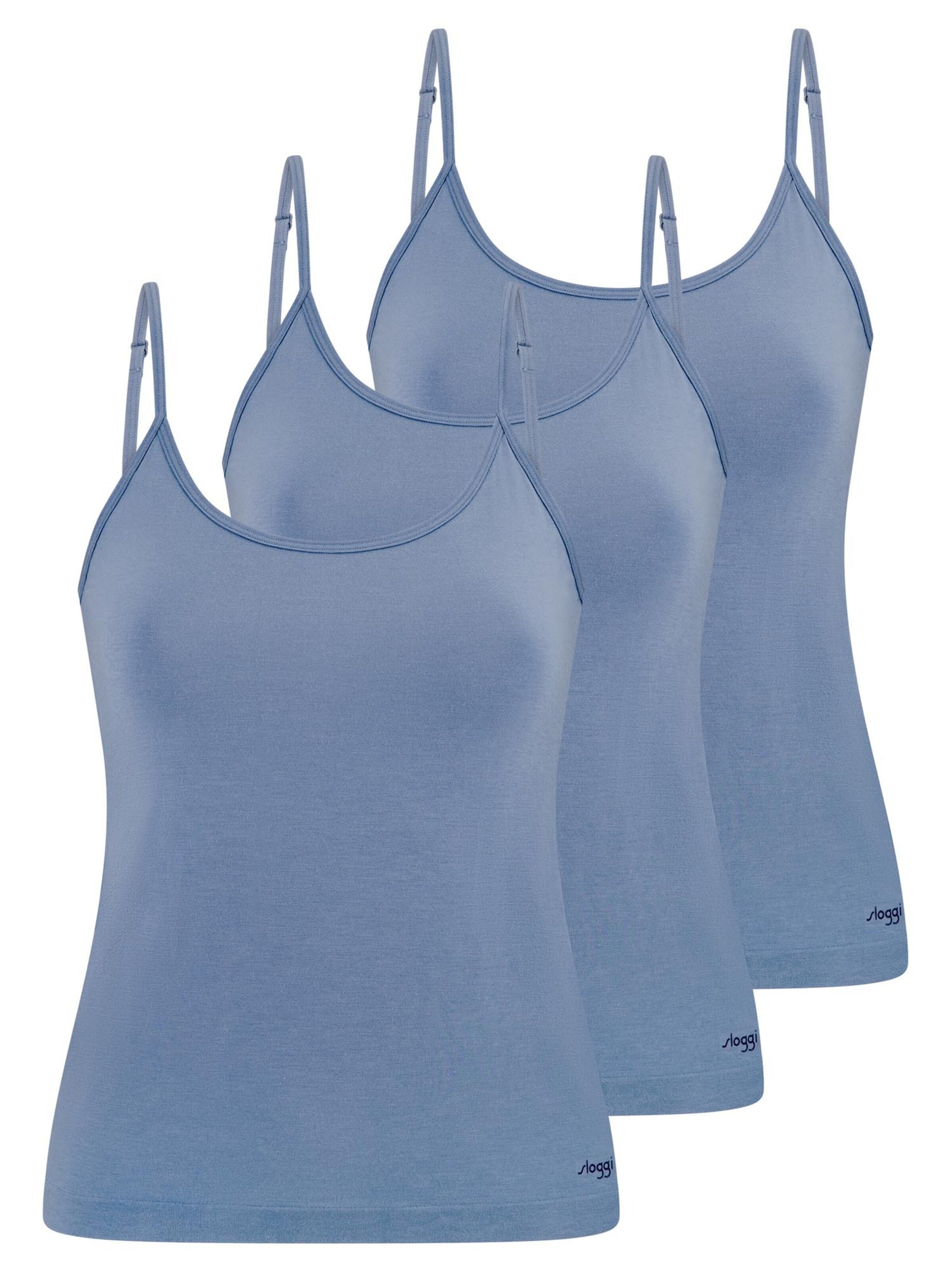 SLOGGI Onderhemd 'GO Sense' in Blauw: voorkant