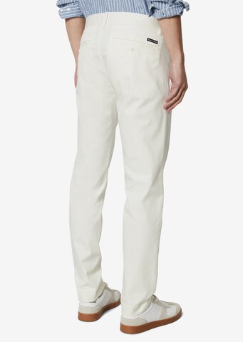 Regular Pantalon chino 'Stig' Marc O'Polo en blanc
