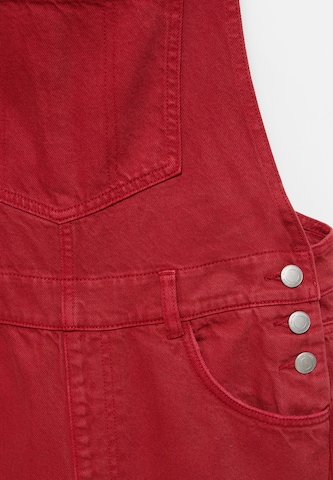Pull&Bear Loosefit Farkkuhaalari värissä punainen