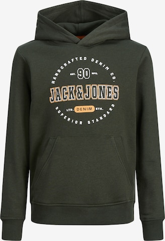 Jack & Jones Junior Sweatshirt 'Stamp' in Green: front