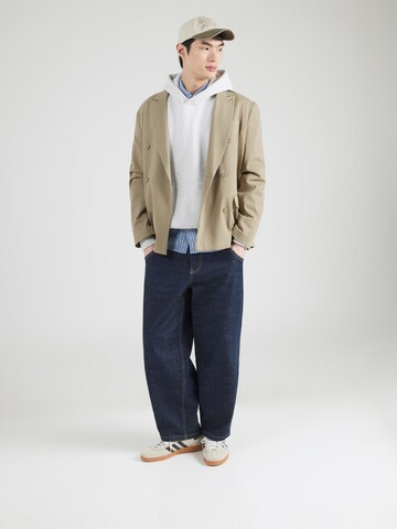 Felpa 'ESSENTIAL' di Abercrombie & Fitch in grigio