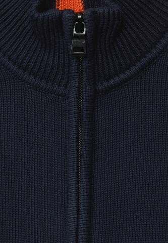 Street One MEN Strickjacke in Blau