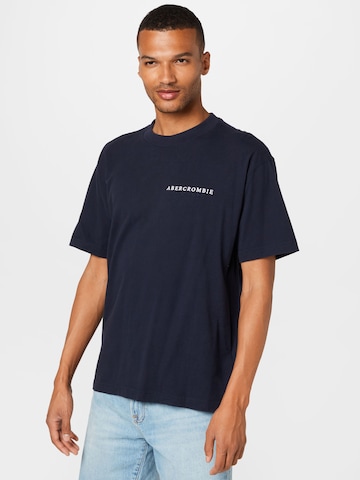 T-Shirt Abercrombie & Fitch en bleu : devant