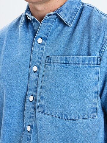 Dxnmxrk Shirt 'DXFabian' in Blauw