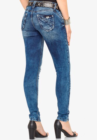 CIPO & BAXX Slimfit Jeans 'WD286' in Blauw