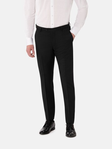 BENVENUTO Slimfit Hose in Schwarz: Vorderseite