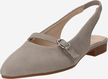 Ballerina con cinturino di GABOR in grigio: frontale