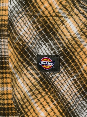 DICKIES Regular fit Button Up Shirt 'Forest Check' in Orange