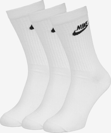 Nike Sportswear Regular Socken 'Essential' in Weiß: predná strana